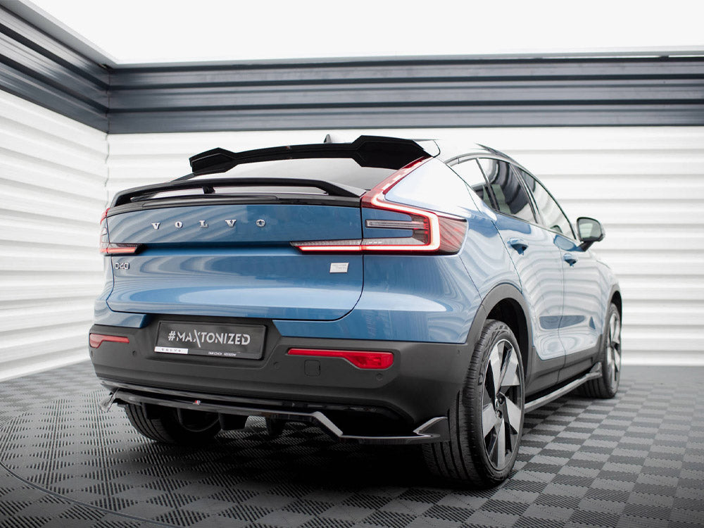 Maxton Design Rear Diffuser (Vertical Bars) for Volvo C40 (VO-C40-1-RD1G+RD2G) - 2