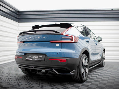 Maxton Design Rear Diffuser (Vertical Bars) for Volvo C40 (VO-C40-1-RD1G+RD2G) - 2