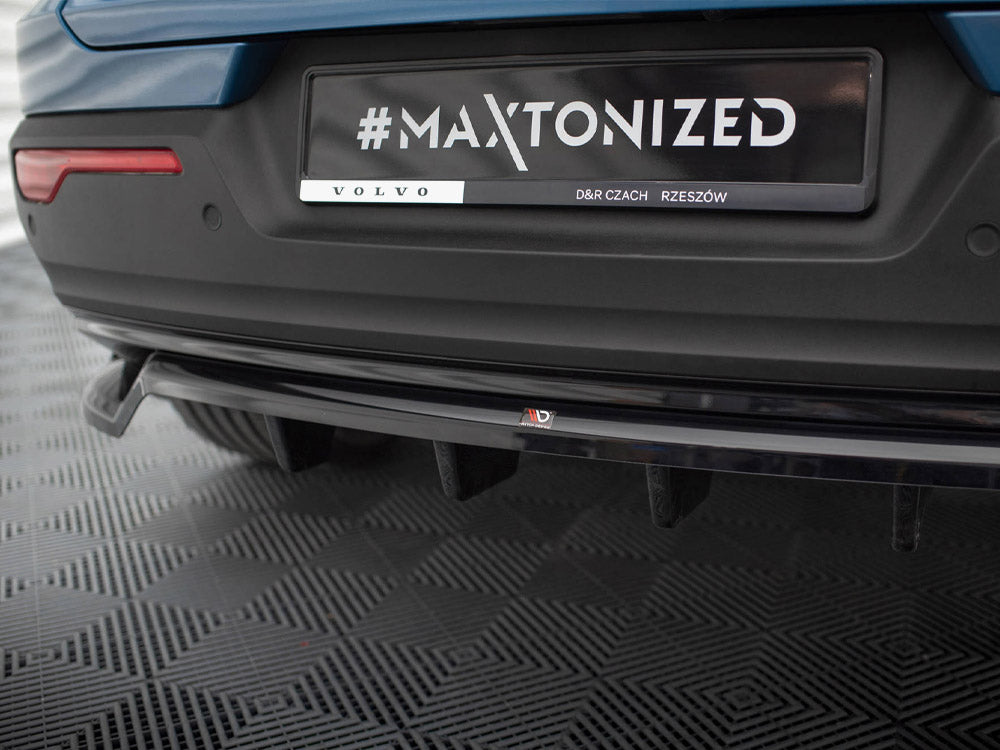 Maxton Design Rear Diffuser (Vertical Bars) for Volvo C40 (VO-C40-1-RD1G+RD2G) - 4