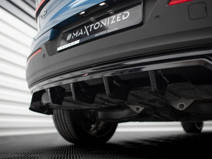 Maxton Design Rear Diffuser (Vertical Bars) for Volvo C40 (VO-C40-1-RD1G+RD2G) - 5
