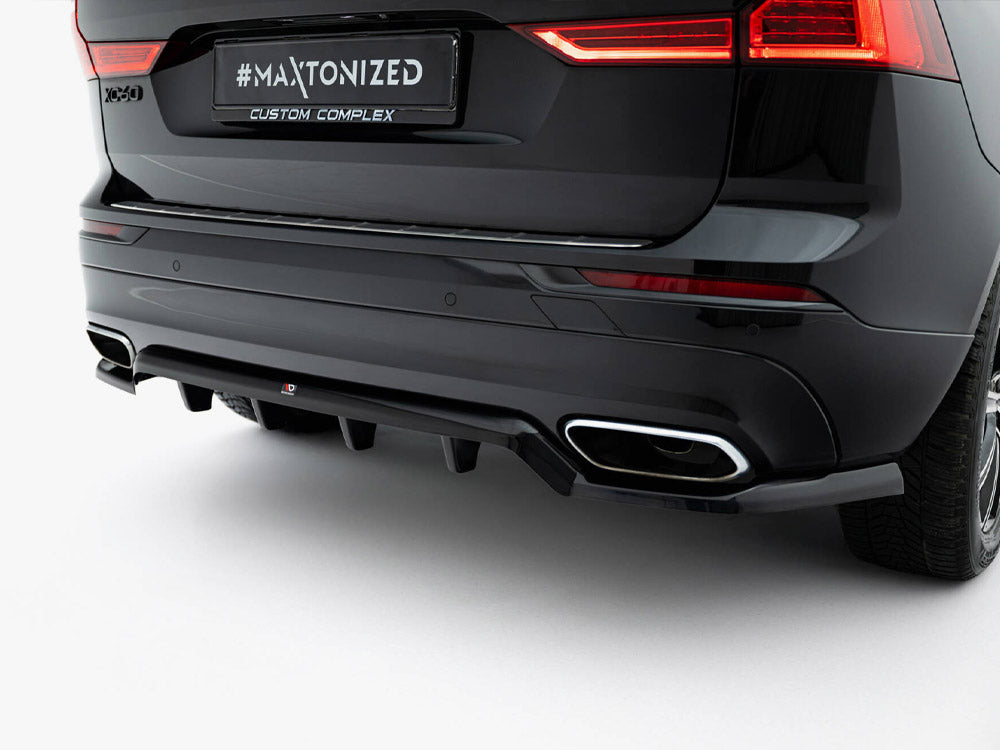 Maxton Design Rear Diffuser (Vertical Bars) for Volvo XC60 Mk2 (VO-XC60-2-RD1G+RD2G) - 3