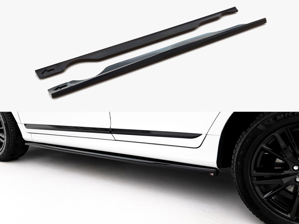 Maxton Design Side Skirts for Volvo XC60 Mk1 Facelift R-Design (VO-XC60-1F-RDESIGN-SD1G) - 6