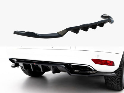 Maxton Design Rear Diffuser (Vertical Bars) for Volvo XC60 Mk1 Facelift (VO-XC60-1F-RD1G+RD2G) - 1