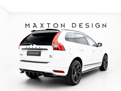 Maxton Design Rear Diffuser (Vertical Bars) for Volvo XC60 Mk1 Facelift (VO-XC60-1F-RD1G+RD2G) - 2