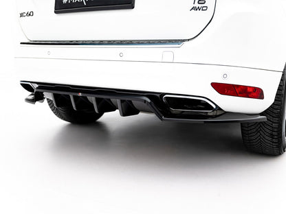 Maxton Design Rear Diffuser (Vertical Bars) for Volvo XC60 Mk1 Facelift (VO-XC60-1F-RD1G+RD2G) - 3