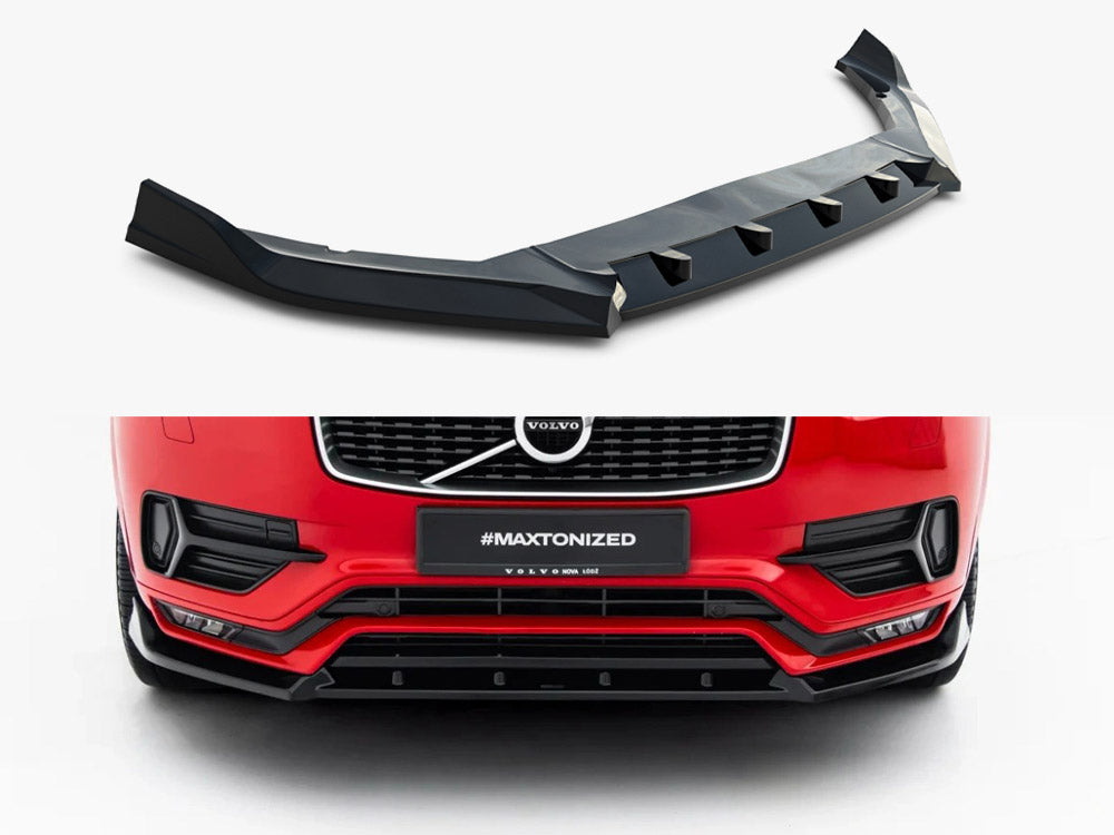 Maxton Design Front Splitter for Volvo XC90 Mk2 R-Design (VO-XC90-2-RDESIGN-FD1G) - 1