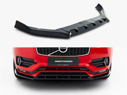 Maxton Design Front Splitter for Volvo XC90 Mk2 R-Design (VO-XC90-2-RDESIGN-FD1G) - 1