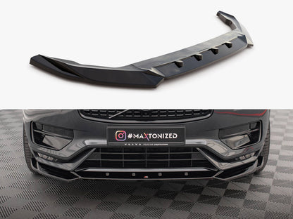 Maxton Design Front Splitter V1 for Volvo XC90 Mk2 R-Design Facelift (VO-XC90-2F-RDESIGN-FD1G) - 1