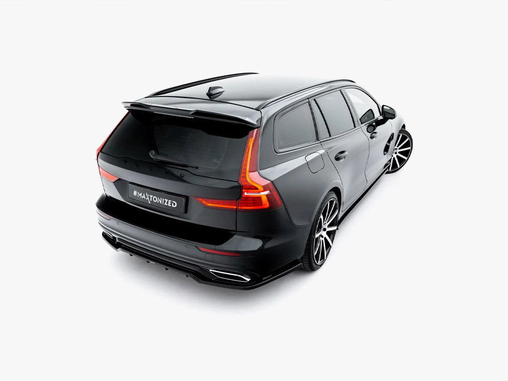 Maxton Design Spoiler Cap 3D for Volvo V60 Mk2 R-Design (VO-V60-3-RDESIGN-CAP3D1G) - 2