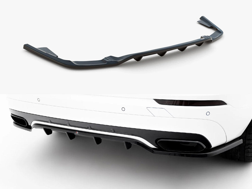 Maxton Design Rear Diffuser (Vertical Bars) for Volvo XC60 Mk2 R-Design (VO-XC60-2-RDESIGN-RD1G+RD2G) - 1