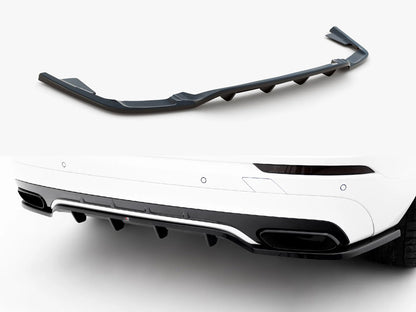 Maxton Design Rear Diffuser (Vertical Bars) for Volvo XC60 Mk2 R-Design (VO-XC60-2-RDESIGN-RD1G+RD2G) - 1