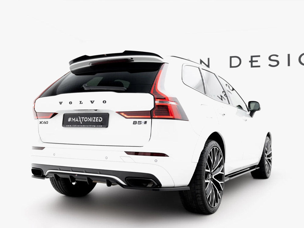 Maxton Design Rear Diffuser (Vertical Bars) for Volvo XC60 Mk2 R-Design (VO-XC60-2-RDESIGN-RD1G+RD2G) - 2