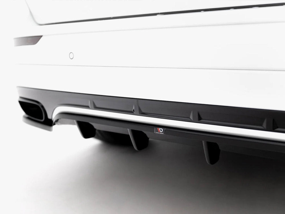 Maxton Design Rear Diffuser (Vertical Bars) for Volvo XC60 Mk2 R-Design (VO-XC60-2-RDESIGN-RD1G+RD2G) - 4