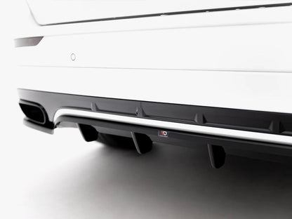 Maxton Design Rear Diffuser (Vertical Bars) for Volvo XC60 Mk2 R-Design (VO-XC60-2-RDESIGN-RD1G+RD2G) - 4