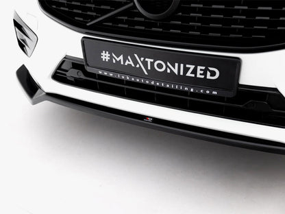 Maxton Design Front Splitter V1 for Volvo XC60 Mk2 R-Design (VO-XC60-2-RDESIGN-FD1G) - 4