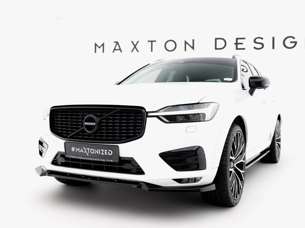 Maxton Design Front Splitter V2 for Volvo XC60 Mk2 R-Design (VO-XC60-2-RDESIGN-FD2G) - 2