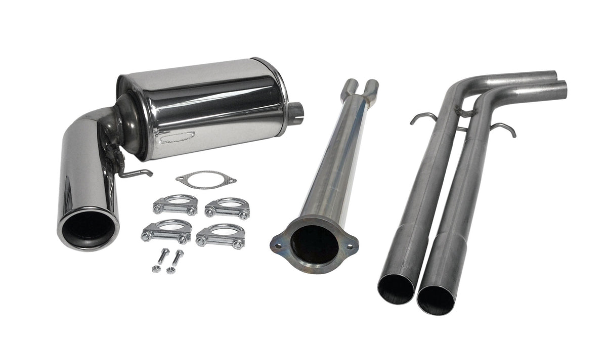 Jetex 2B-H1R / 2B-H1TR Cat Back Exhaust System for Volvo V70 2WD Turbo - 3