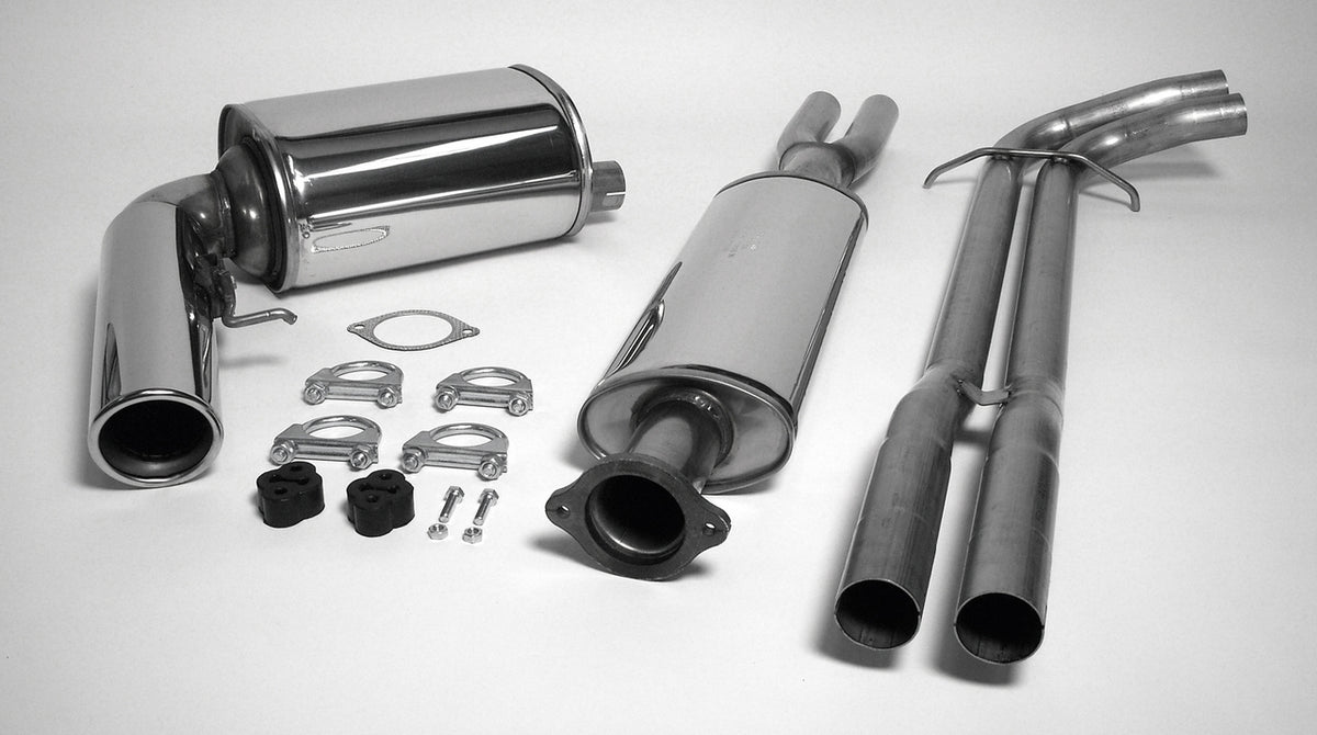 Jetex 2B-H3R / 2B-H3TR Cat Back Exhaust System for Volvo S60 AWD Turbo - 1