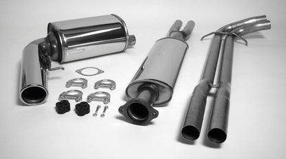 Jetex 2B-H3R / 2B-H3TR Cat Back Exhaust System for Volvo S60 AWD Turbo - 1