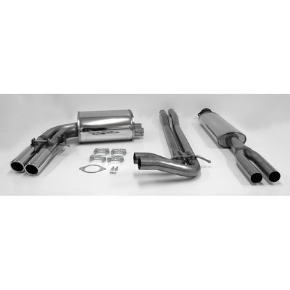 Jetex 2B-H5R resonated cat back exhaust Volvo S60 R V70 R
