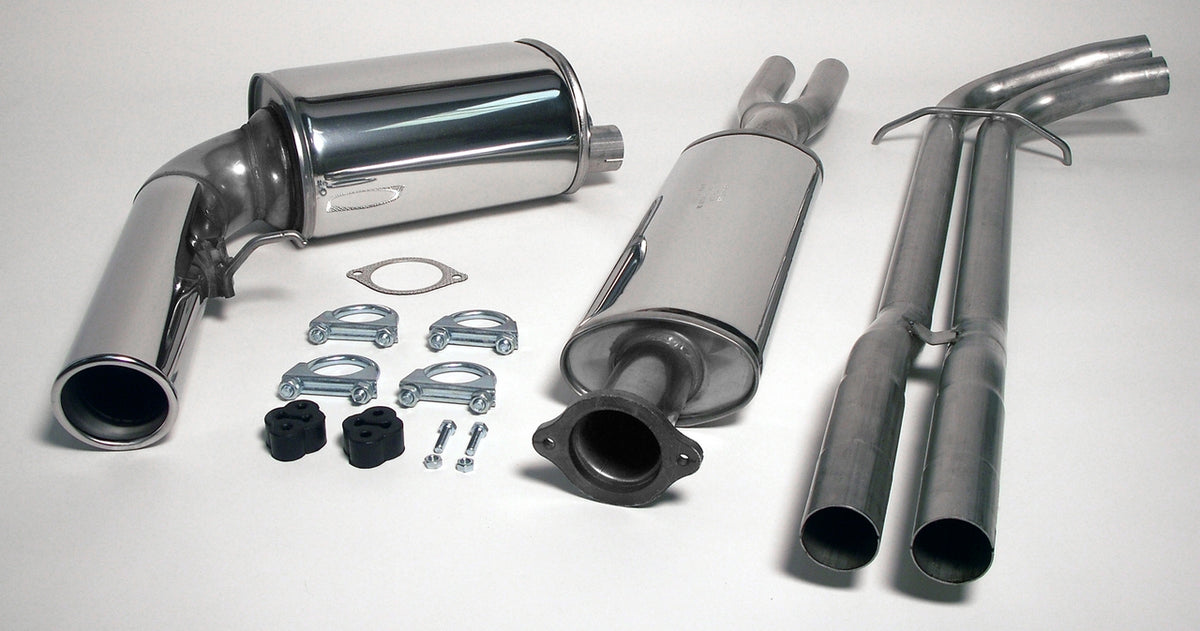 Jetex 2B-H6R / 2B-H6TR Cat Back Exhaust System for Volvo V70 AWD Turbo - 1
