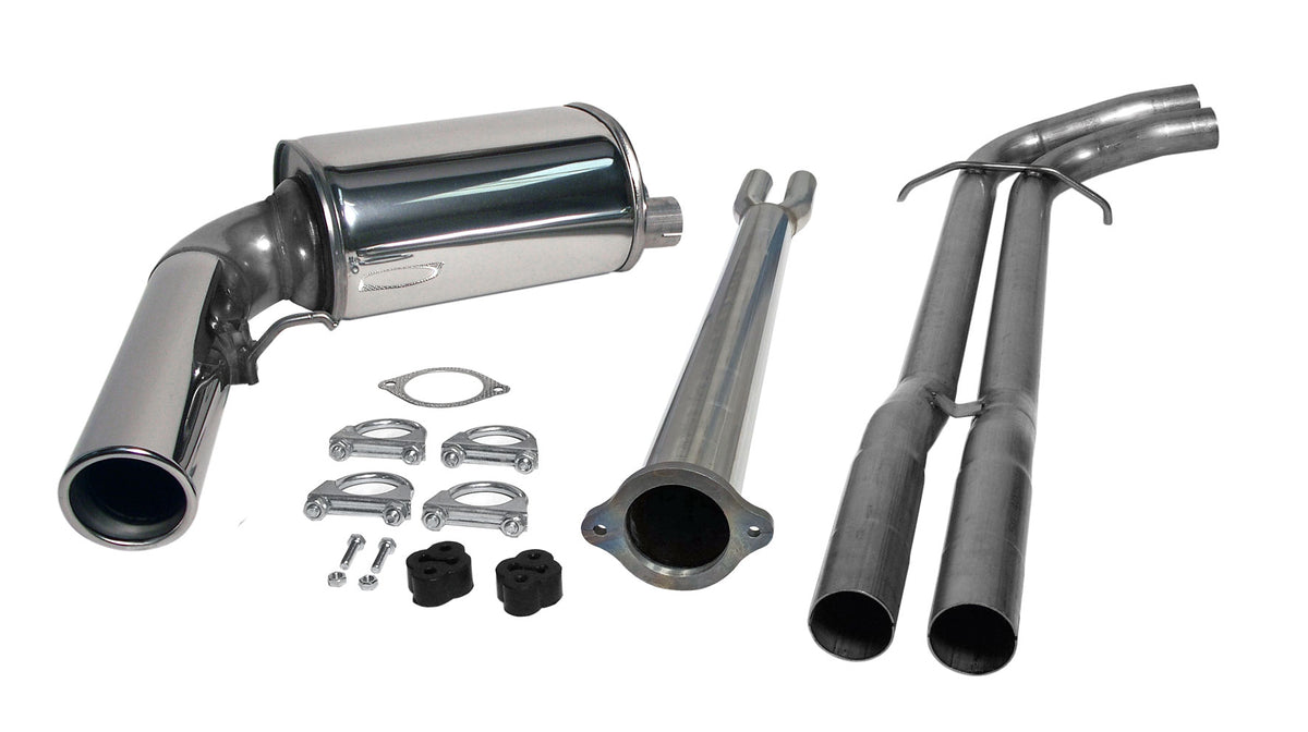 Jetex 2B-H6R / 2B-H6TR Cat Back Exhaust System for Volvo V70 AWD Turbo - 3
