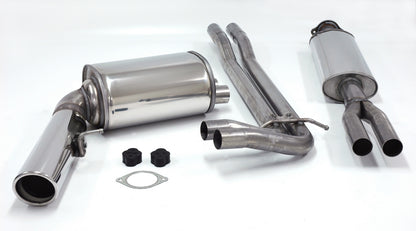 Jetex 2B-H8R / 2B-H8TR Cat Back Exhaust System for Volvo V70 AWD Turbo - 1