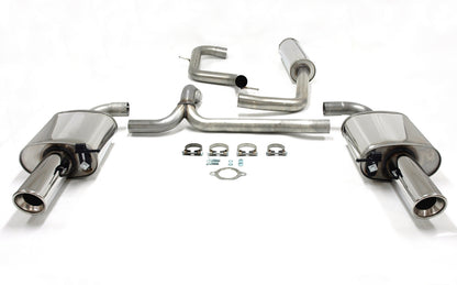 Jetex 2DDH11R Cat Back Exhaust System for Volvo V70 III 2WD - 1