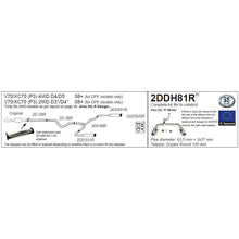 Jetex Stainless Steel Exhaust System for Volvo V70 III & XC70 D4/D5 AWD 2008-on