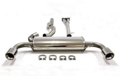 Jetex 2DDHC1R Cat Back Exhaust System for Volvo S60 / V60 II T6 AWD - 1