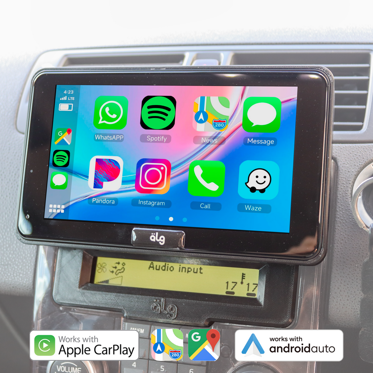 ALG Volvo P1 Apple CarPlay & Android Auto Media Unit for C30, V50, S40 ...