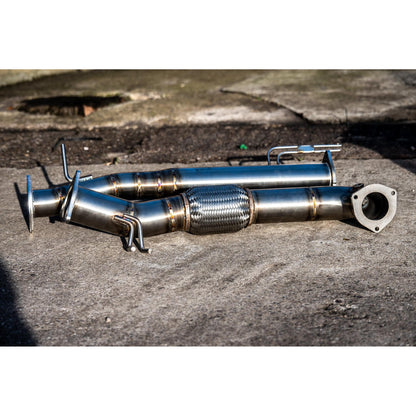 D5 3" Stainless Steel Downpipe & DPF Delete – (Manual)