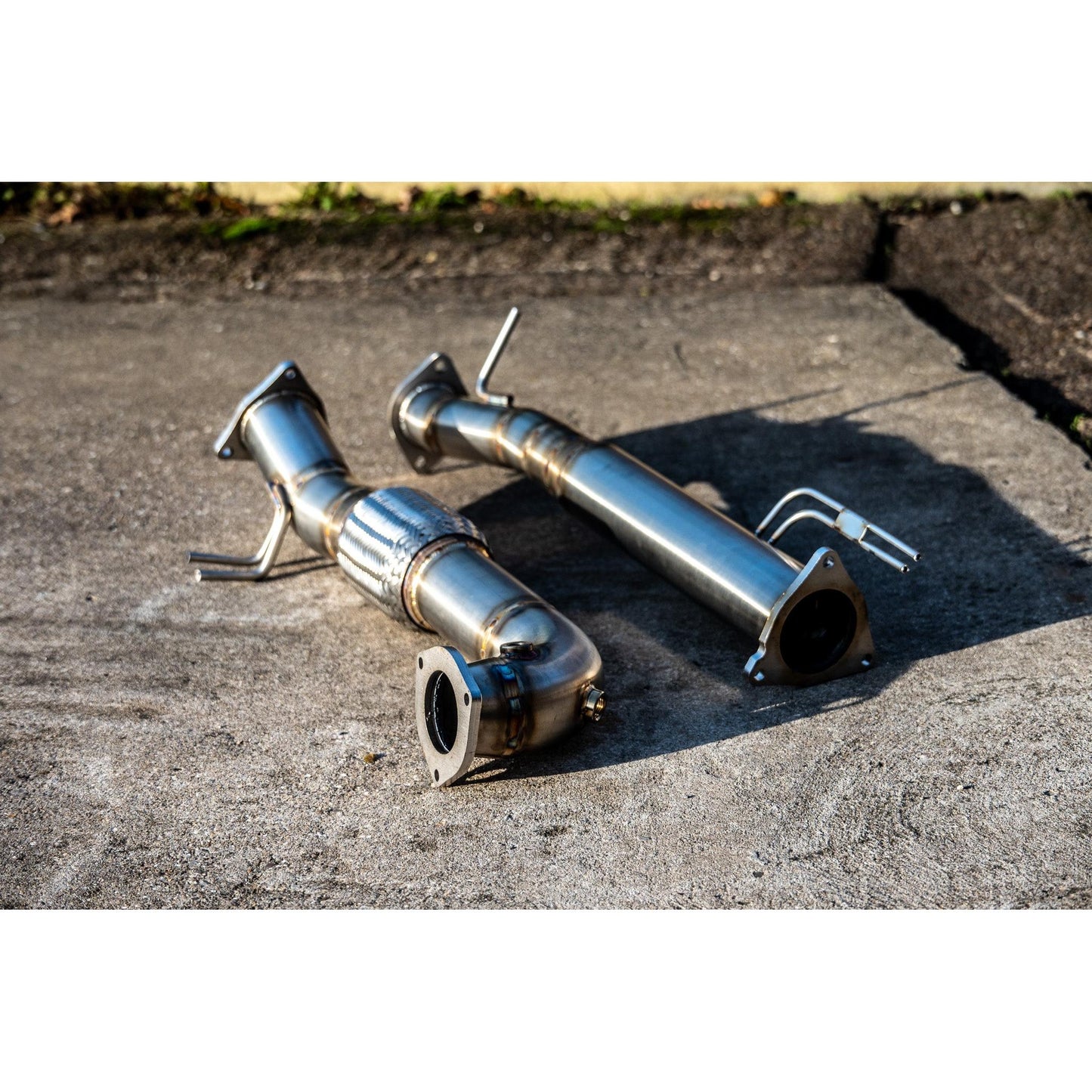 D5 3" Stainless Steel Downpipe & DPF Delete – (Manual)