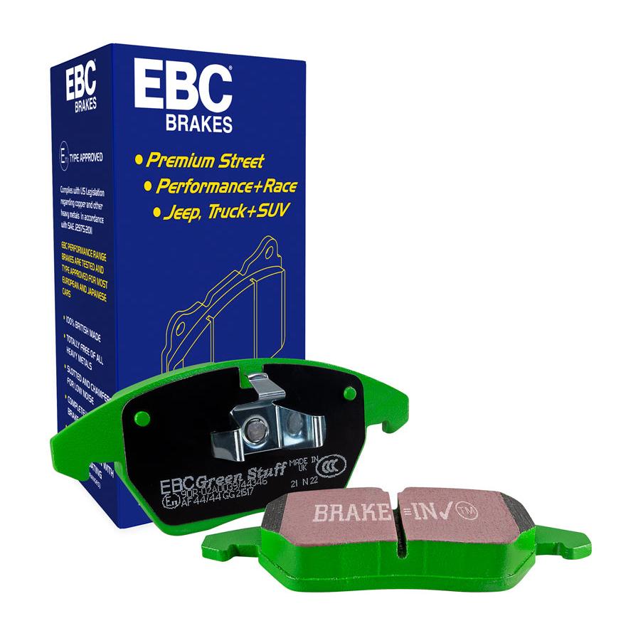 EBC Greenstuff Front Brake Pads – Volvo C30, S40, V50, C70 & V40 (Fast Road)
