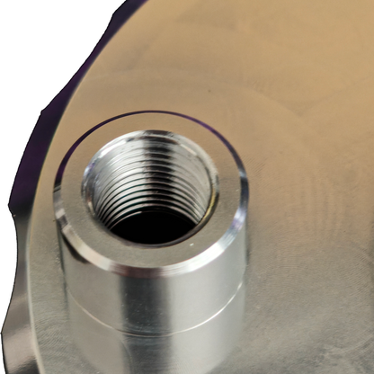 Billet Oil Filter Cap with Dual 1/8NPT Sensor Ports – Fits Volvo T5 & Mk2 Focus ST/RS