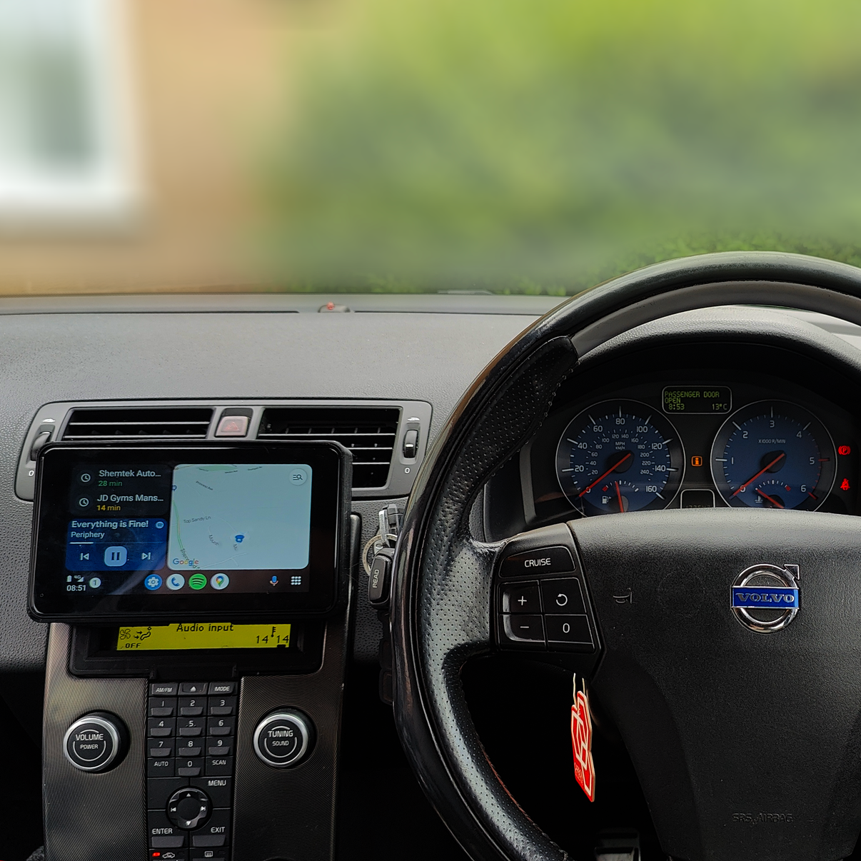 ALG Volvo P1 Apple CarPlay & Android Auto Media Unit for C30, V50, S40 ...