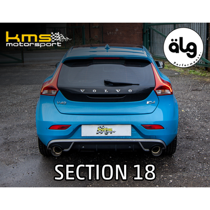 KMS Section 18 Exhaust - Volvo V40