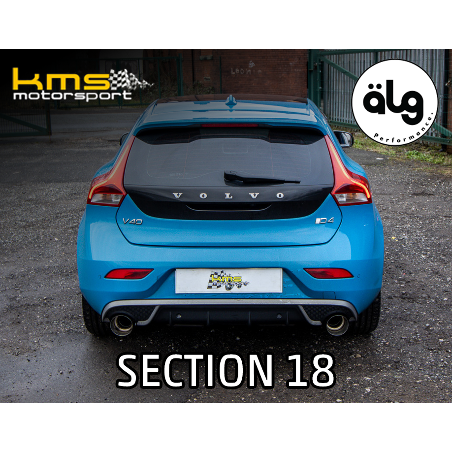 KMS Section 18 Exhaust - Volvo V40