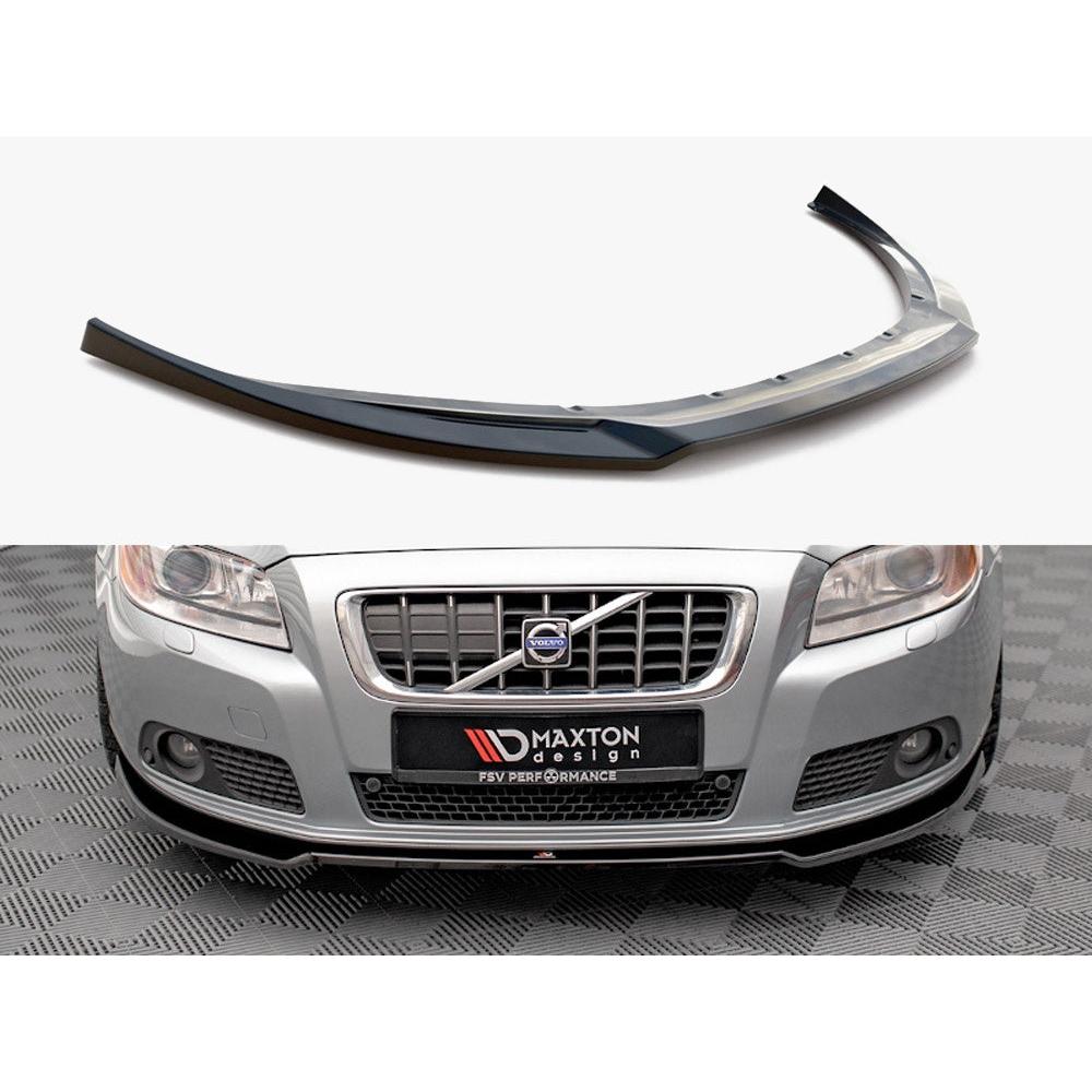 Volvo V70 Mk3 (2007–2013) Front Splitter V.2 Gloss Black – Maxton Design