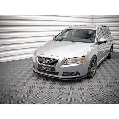 Volvo V70 Mk3 (2007–2013) Front Splitter V.2 Gloss Black – Maxton Design