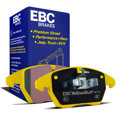 EBC Yellowstuff Front Performance Brake Pads – Volvo C30, S40, V50, C70 & V40 (Fast Road / Track Capable)