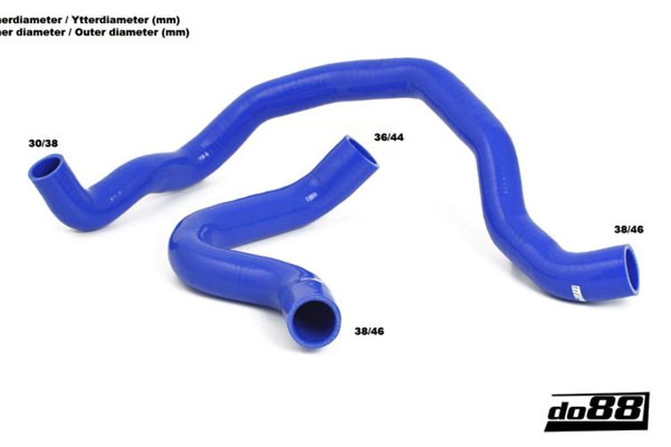 DO88 Silicone Radiator Hose Kit for Volvo S60 Mk1 / V70 Mk2 / XC70 Mk1 (KIT-135) - 2