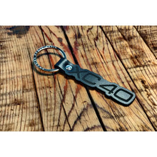 Volvo XC40 Leather Key Ring – Hand-Finished Dark Brown