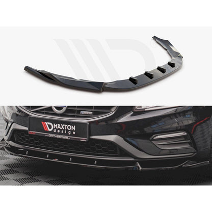 Maxton Volvo S60 MK2 / V60 MK1 R-DESIGN (2014-2018) Front Splitter V1