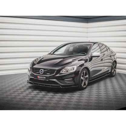 Maxton Volvo S60 MK2 / V60 MK1 R-DESIGN (2014-2018) Front Splitter V1