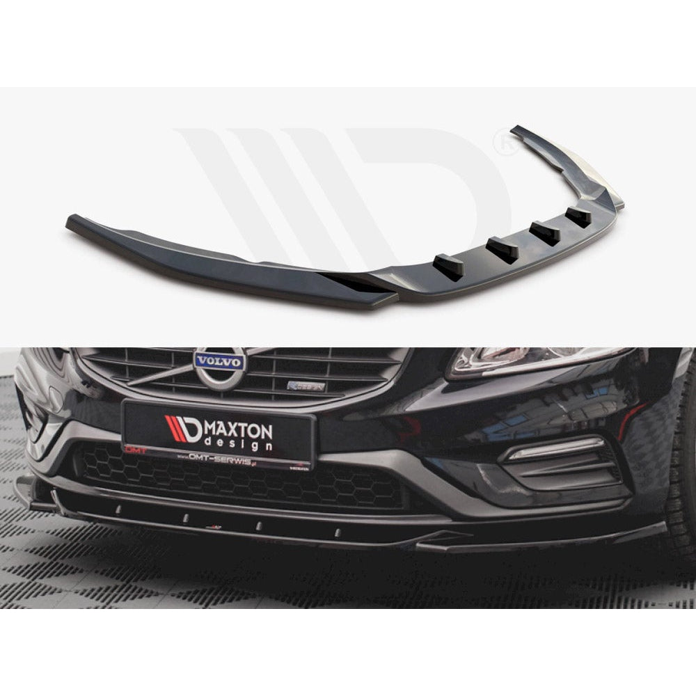Maxton Volvo S60 MK2 V60 MK1 R-DESIGN (2014-2018) Front Splitter V2