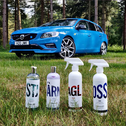 Stjärnagloss Core Four Kit - Shampoo, Polish, Sealant and Detailing Spray