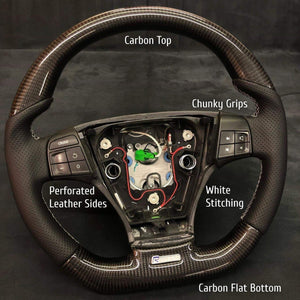 Volvo P1 Custom Carbon Fibre Steering Wheel