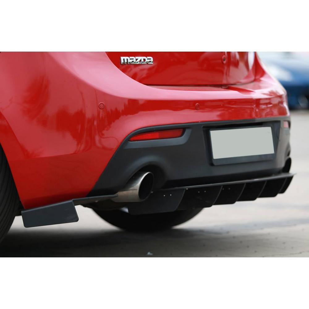 Mazda 3 MPS Mk2 Racing Rear Side Splitters - ÄLG Performance