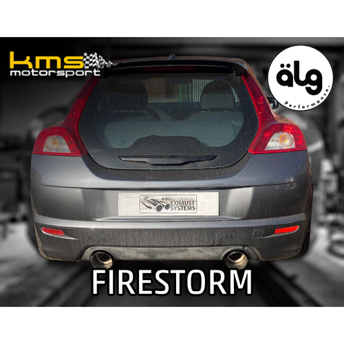 KMS Firestorm Exhaust System - Volvo C30 Pre-Facelift